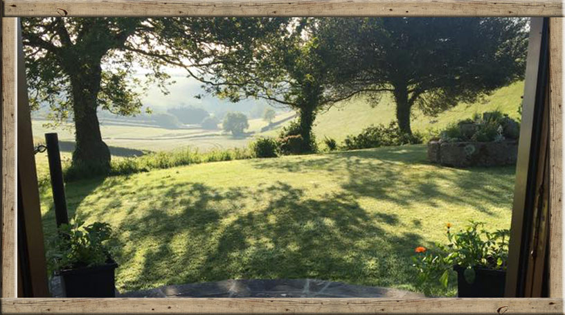 View from Foales Leigh's guests dining area